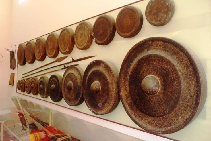 Bronze gongs made by Phuoc Kieu villagers