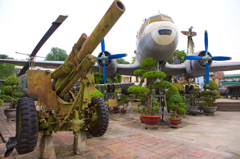Museum structure in Vietnam Military History museum