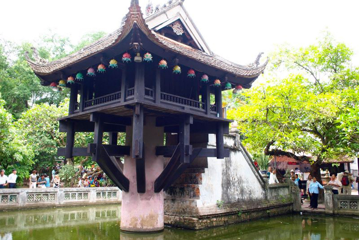One pillar pagoda history