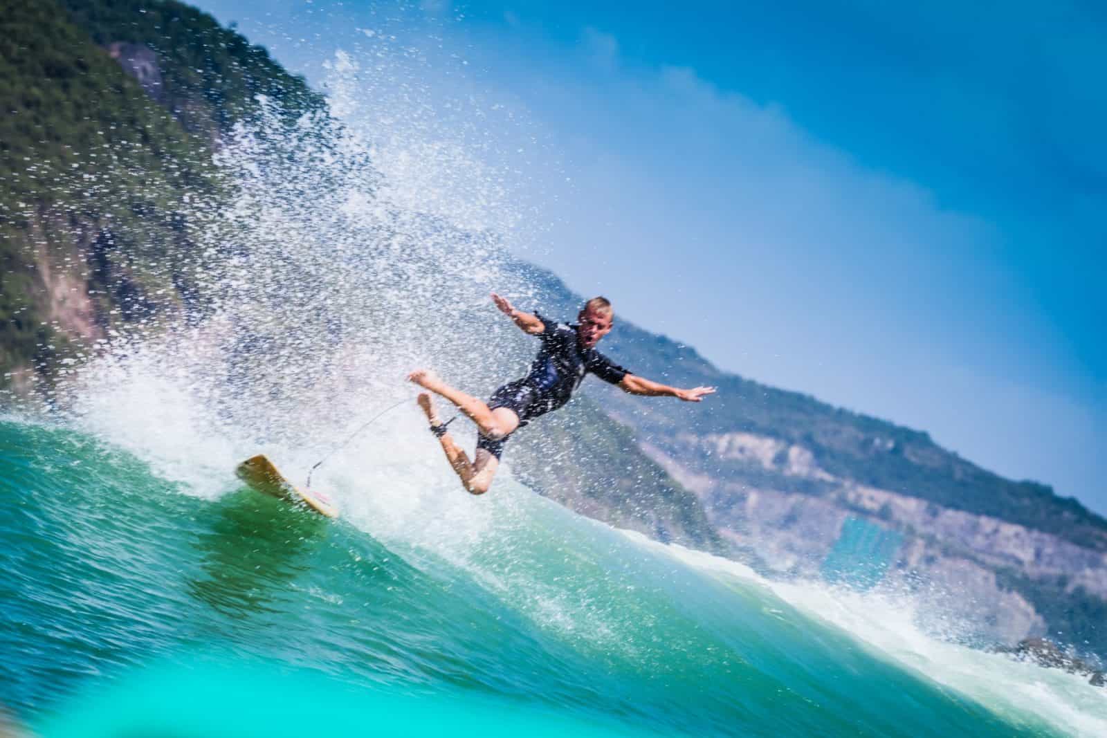 Surfing in Nha Trang Vietnam