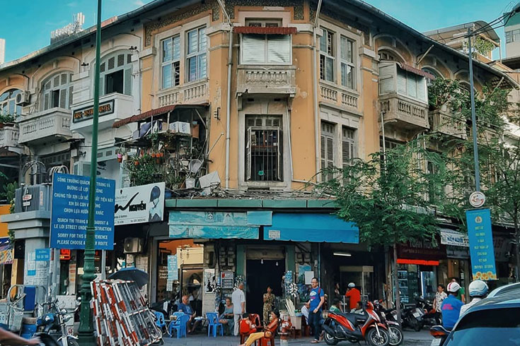 A corner outside Ben Thanh Market