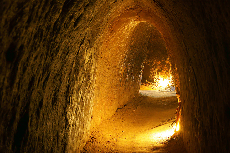 Inside Ben Dinh tunnels