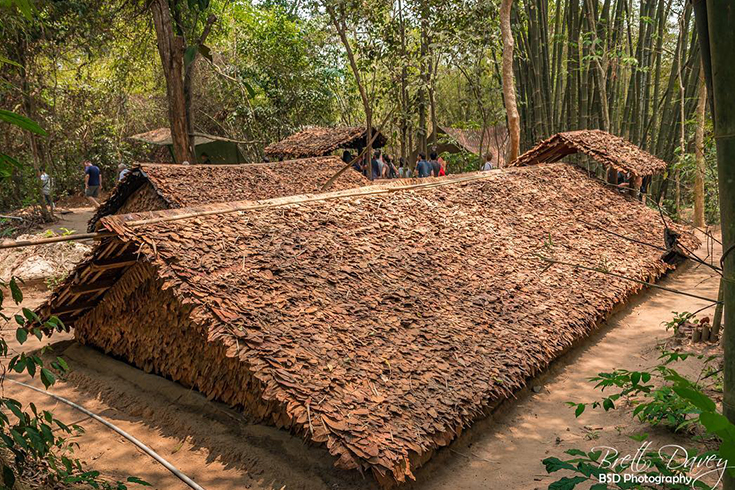 Houses in Cu Chi tunnels