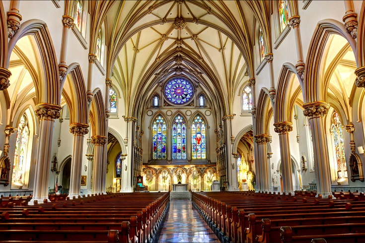 Inside of St Josephs Cathedral