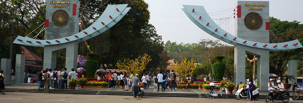 Le Thi Rieng Park in Ho Chi Minh City