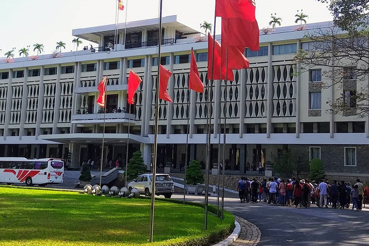Reunification Palace in Saigon 