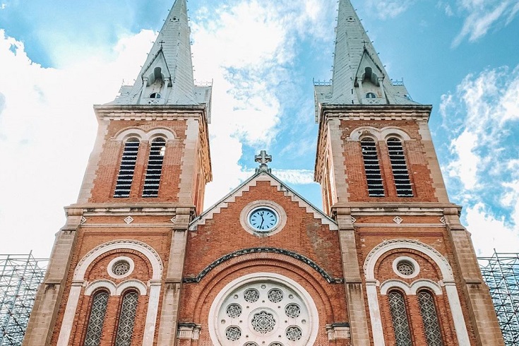 Bell towers at the cathedral