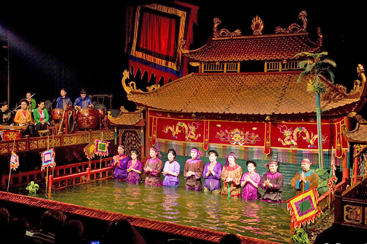 Behind the Scene of Water Puppet Show in Hanoi