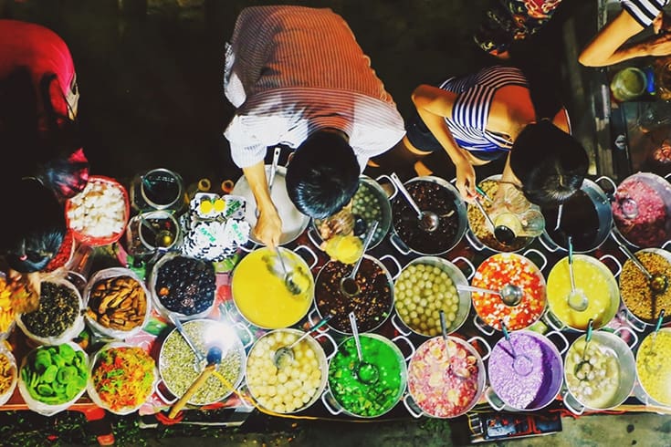 Sweet soup at Hue night walking street