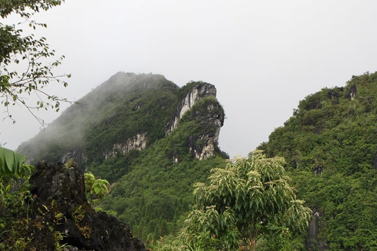 Dragon head of Ham Rong mountain