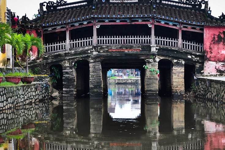 Japanese covered bridge in Hoi An