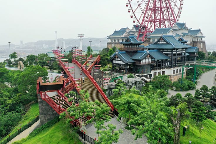 Sun World Halong Complex from above