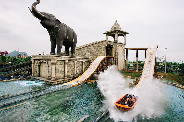 Typhoon Water Park in Sun World Halong Complex