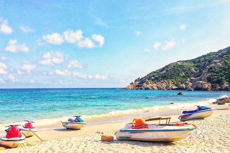 Binh Ba Beach in Danang