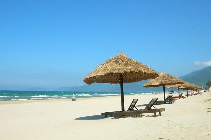 Non nuoc beach in Danang