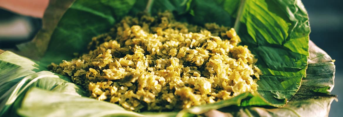“Cốm” (Green Sticky Rice) - Autumn’s Special Gift