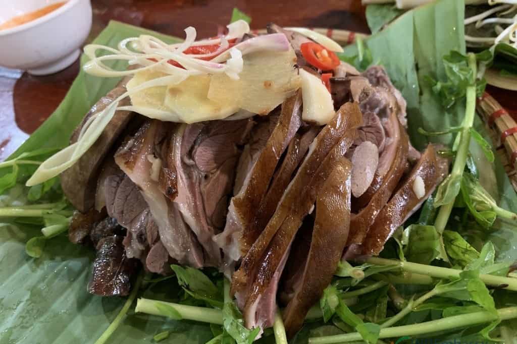 Dog meat - weird Vietnamese food