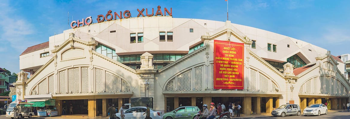 Dong Xuan Market - a Busy Trade Center in Hanoi