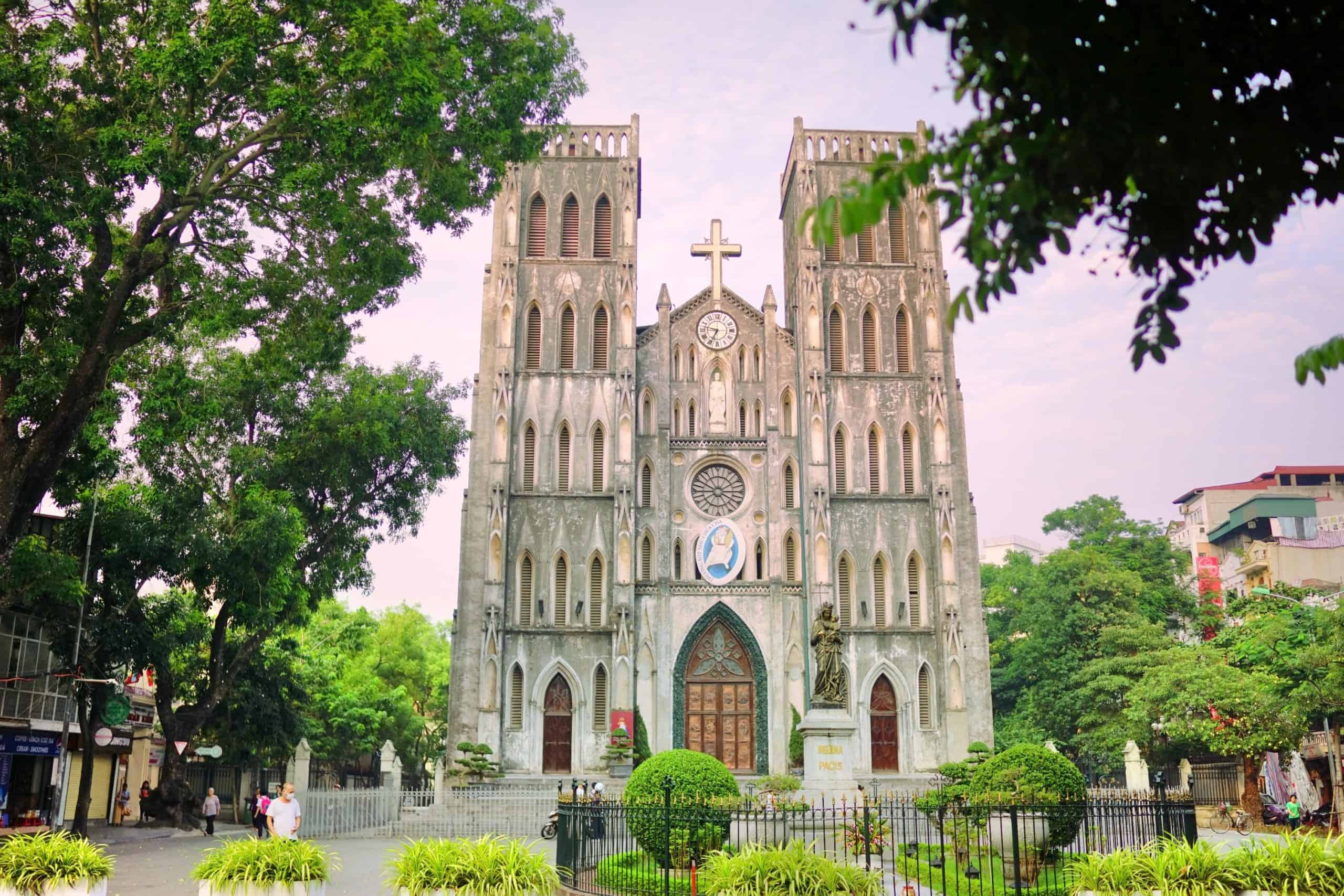 Visit Saint Joseph Cathedral in the first afternoon in Hanoi