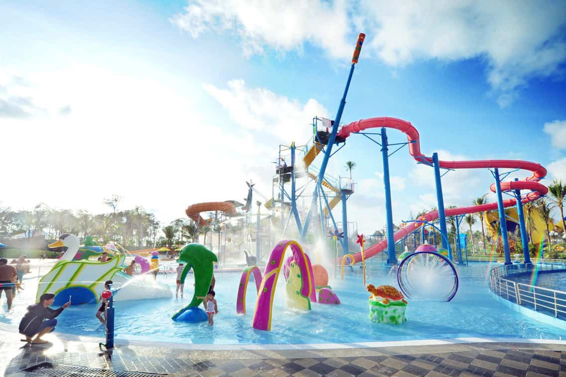 The water park in Vinpearl land nha trang