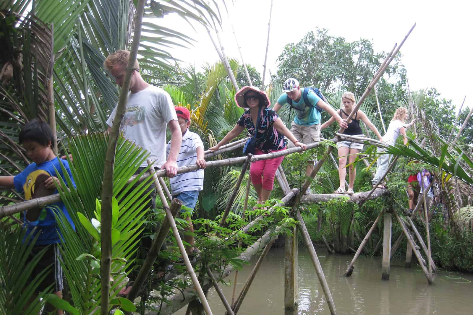 Monkey Bridge - The Most Amazing Experience in Mekong Delta Vietnam