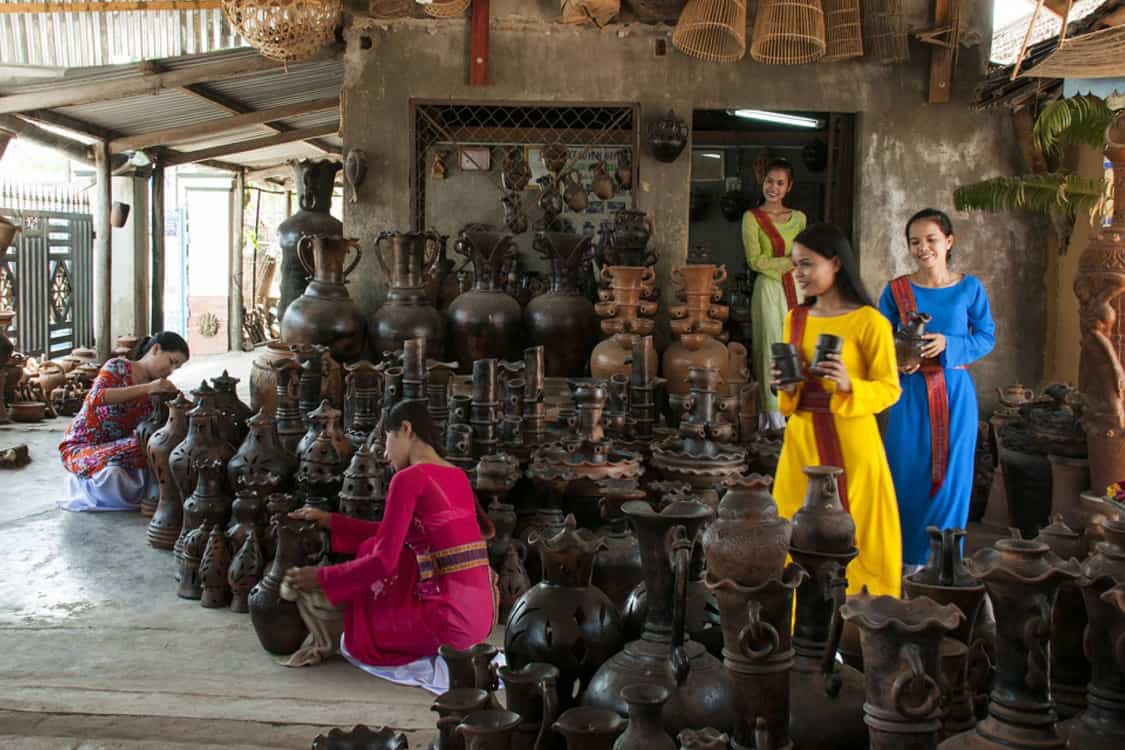 Bau Truc Pottery Village in Ninh Thuan, Vietnam