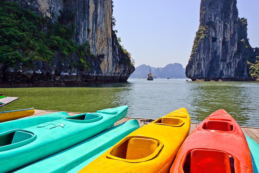 Hot Areas for Halong Bay Kayaking