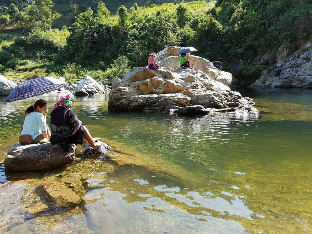 stream in Ban Ho Village