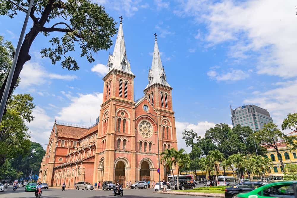 Notre Dame Cathedral - Phu My port to Saigon half-day tour