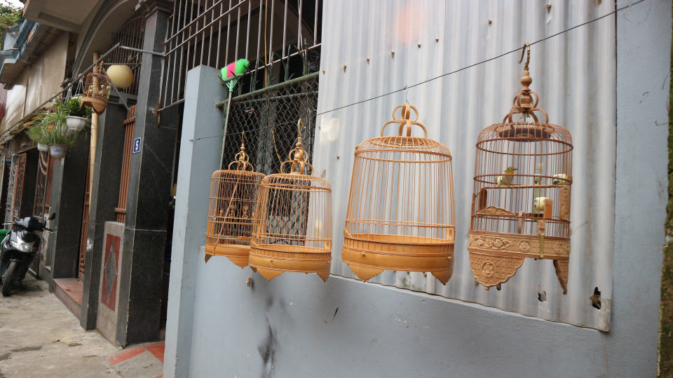 bird cage in Vac village