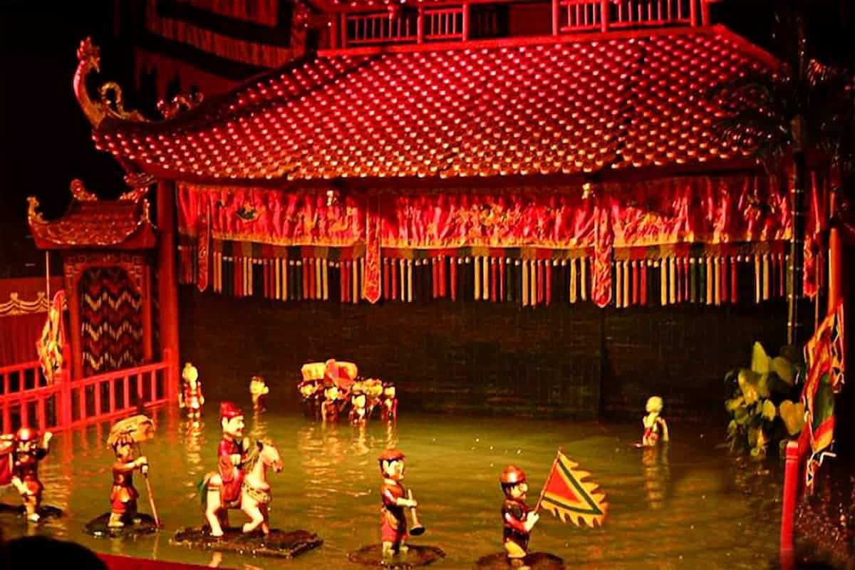 tour water puppet show hanoi