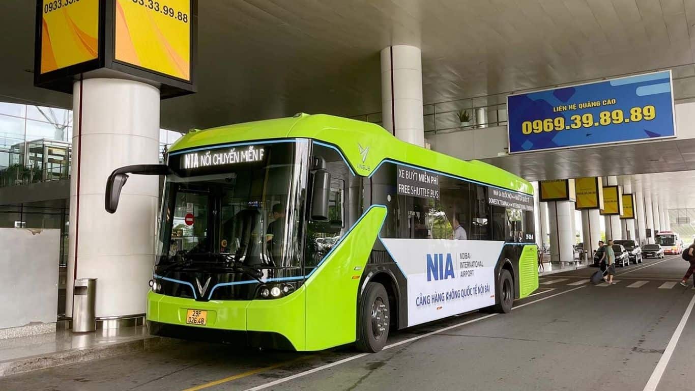 ninh binh to hanoi airport: bus transfer