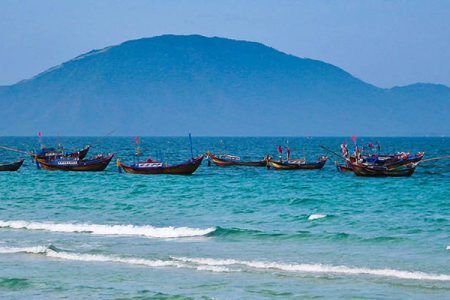 Ninh Chu Beach in Ninh Thuan Province, Vietnam