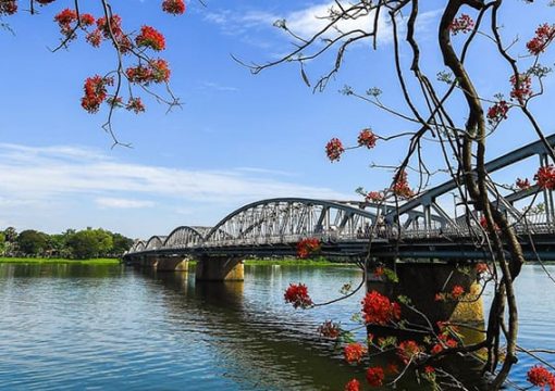 Perfume River in Hue, Vietnam