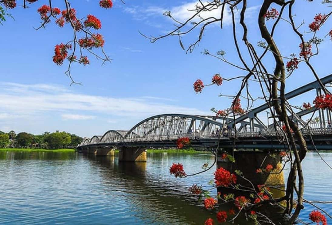 Perfume River in Hue, Vietnam