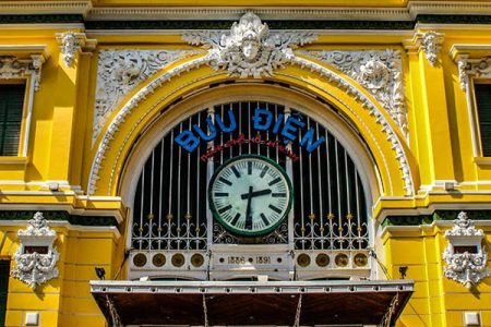 Saigon Central Post Office in Ho Chi Minh