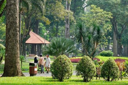 Tao Dan Park in Ho Chi Minh