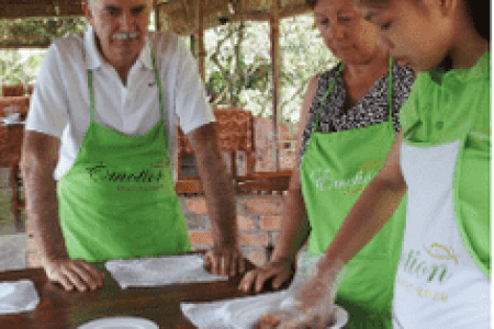 Hue Cooking Class Tour at Thuy Bieu Village